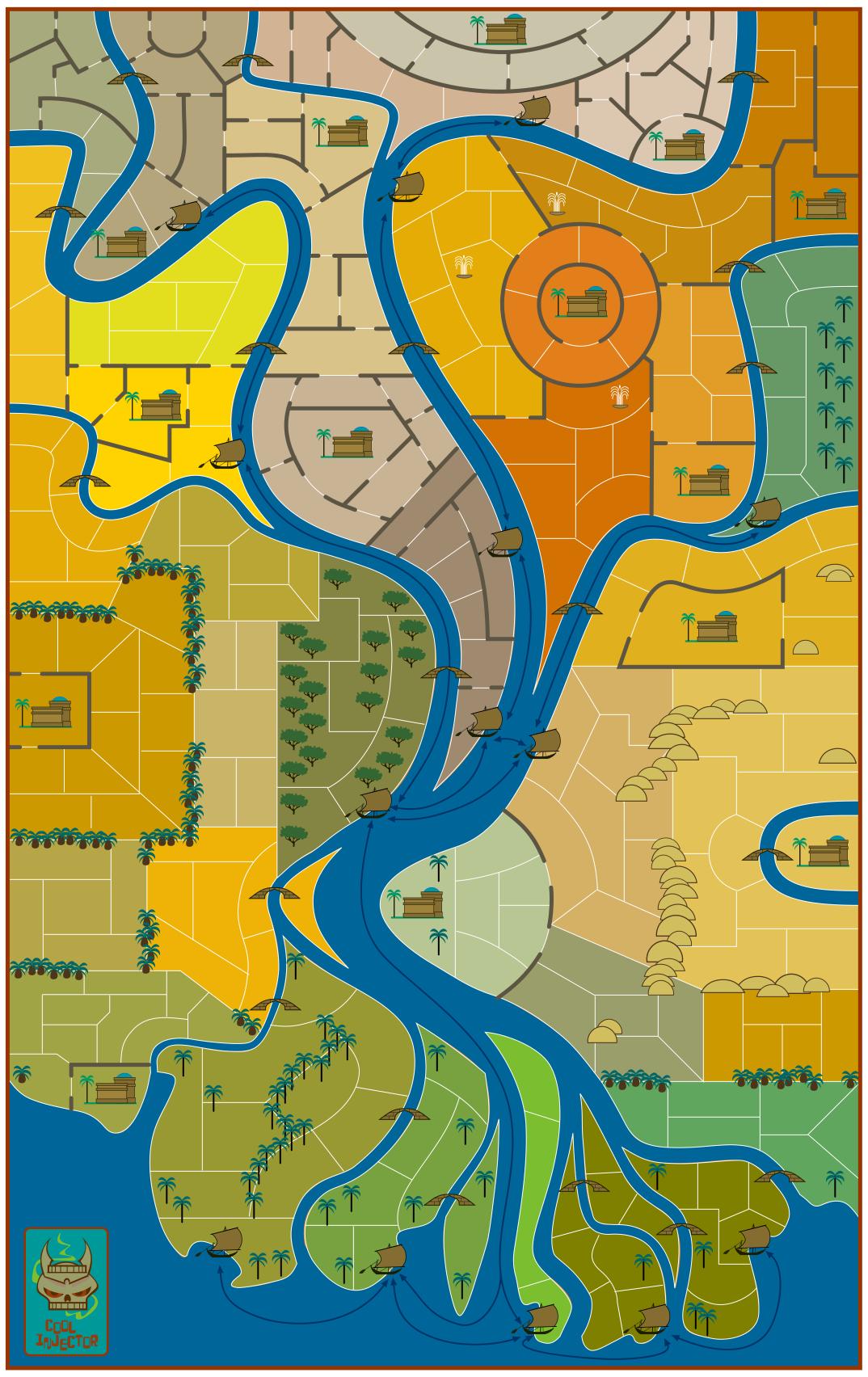 the map